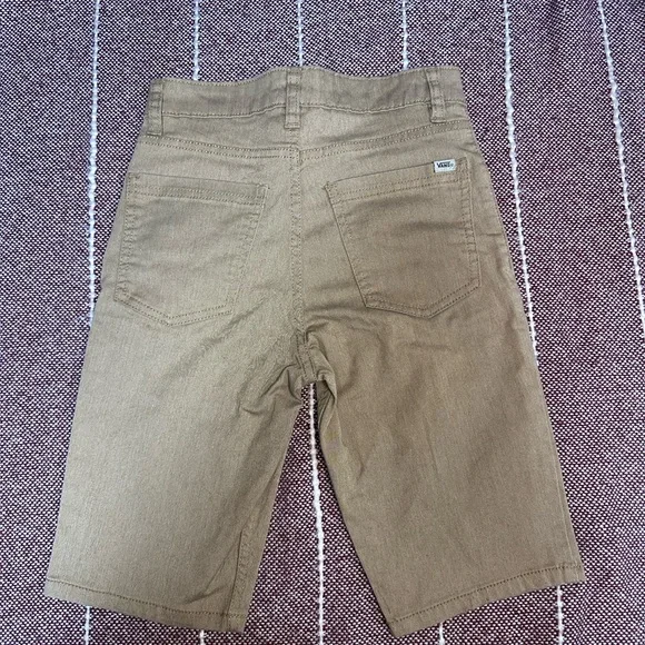 Vans Tan Jean Shorts Cut-Off Style - Picture 2 of 5